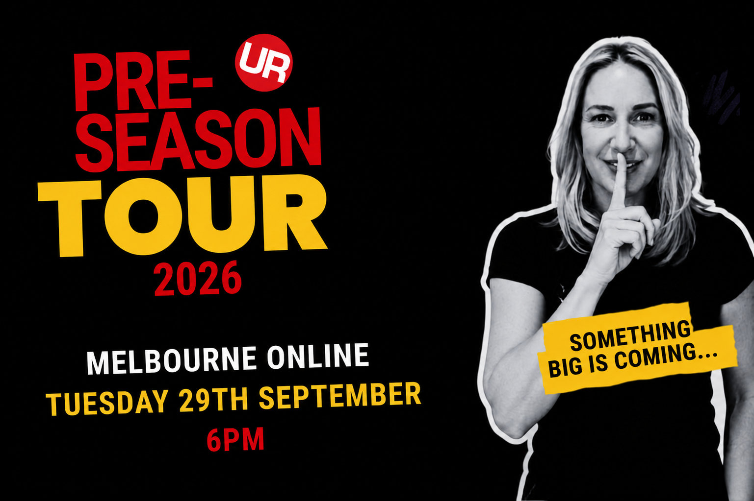 UR PRE-SEASON TOUR 2026